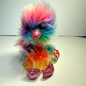 Ty Beanie Boos Asha The Rainbow Ostrich 6 Inch from 2019